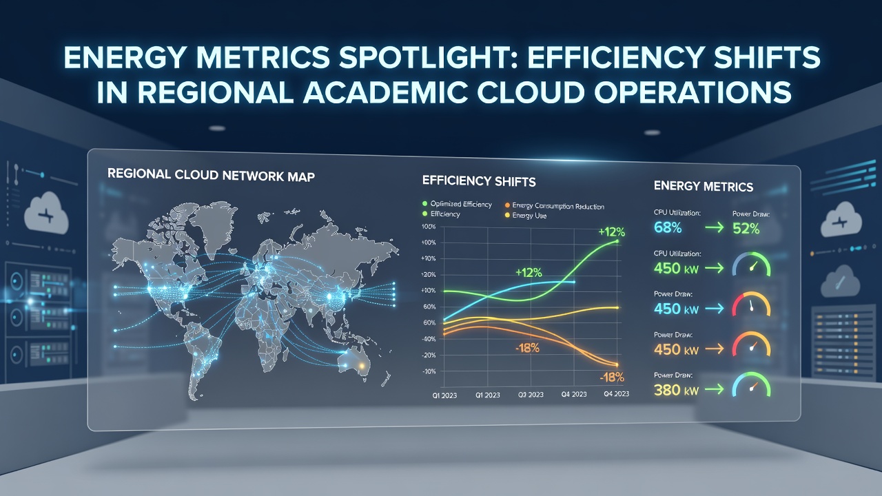 Energy Metrics Spotlight Efficiency Shifts in Regional Academic Cloud Operations